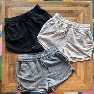 3 pack lounge shorts